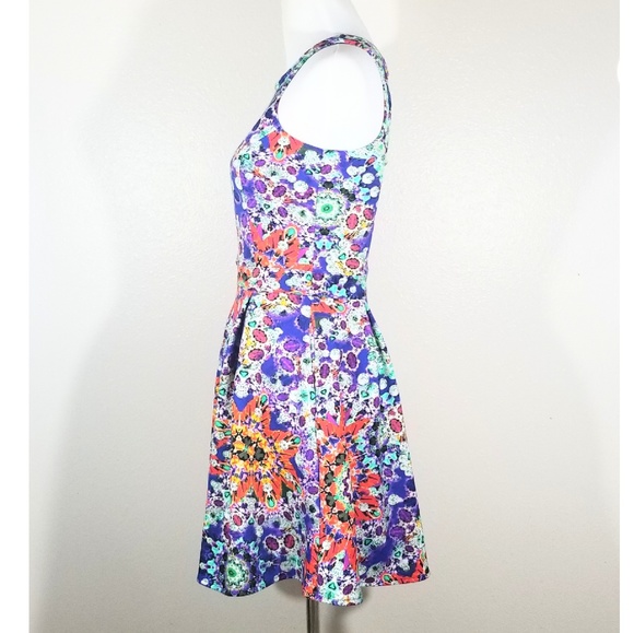 Nanette Lepore Print Fit n Flare Dress - Picture 3 of 5